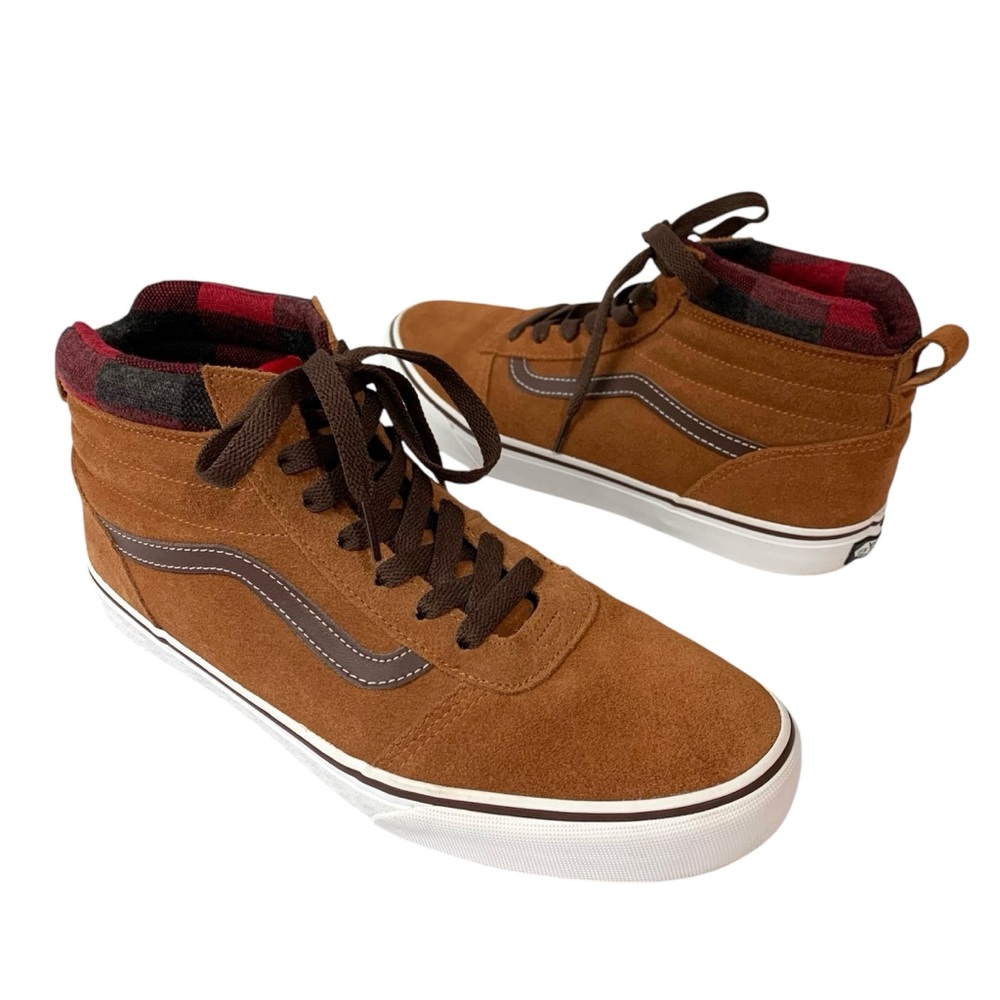 Vans Ward MTE High Top Suede Skate Shoes Mens 10.5 Glazed Ginger Water Resistant